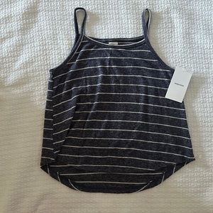 Nordstrom Girl’s Navy Blue and White Stripped Tank Top